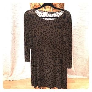 Leopard print tunic